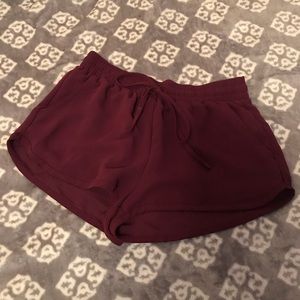 Maroon shorts